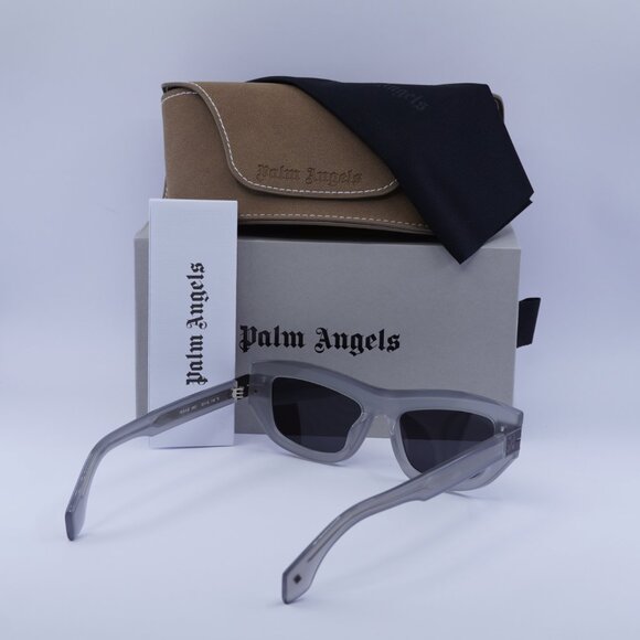 Palm Angels PERI10E CLAIRE 0907 Sunglasses Grey Cat Eye Frame, Dark Grey Lenses - Picture 9 of 9